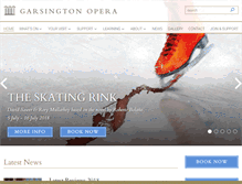 Tablet Screenshot of garsingtonopera.org